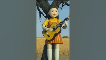 Squid Game Doll Play Guitar #squidgame #squidgame2 #squidgamedoll #ai