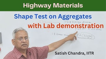 shape test on aggregates, Combined Flakiness Elongation Index Test details with examples