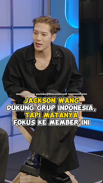 Jackson Wang Dukung Grup Indonesia, Tapi Matanya Fokus ke Member ini #kpop #shorts