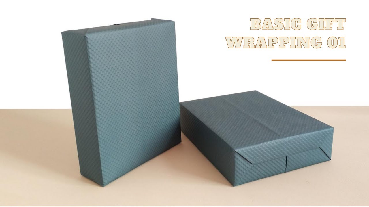 How To Wrap A Rectangular Gift Box In Simple Ways Basic Gift Wrapping how-to-wrap-a-rectangular-gift-box-with-a-christmas-tree-above-it-s