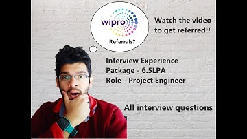 How to crack Wipro Interview? 🔥 | ft. Chandan (VIT) | Referrals | Atharva Dharwa | Arohi Jain