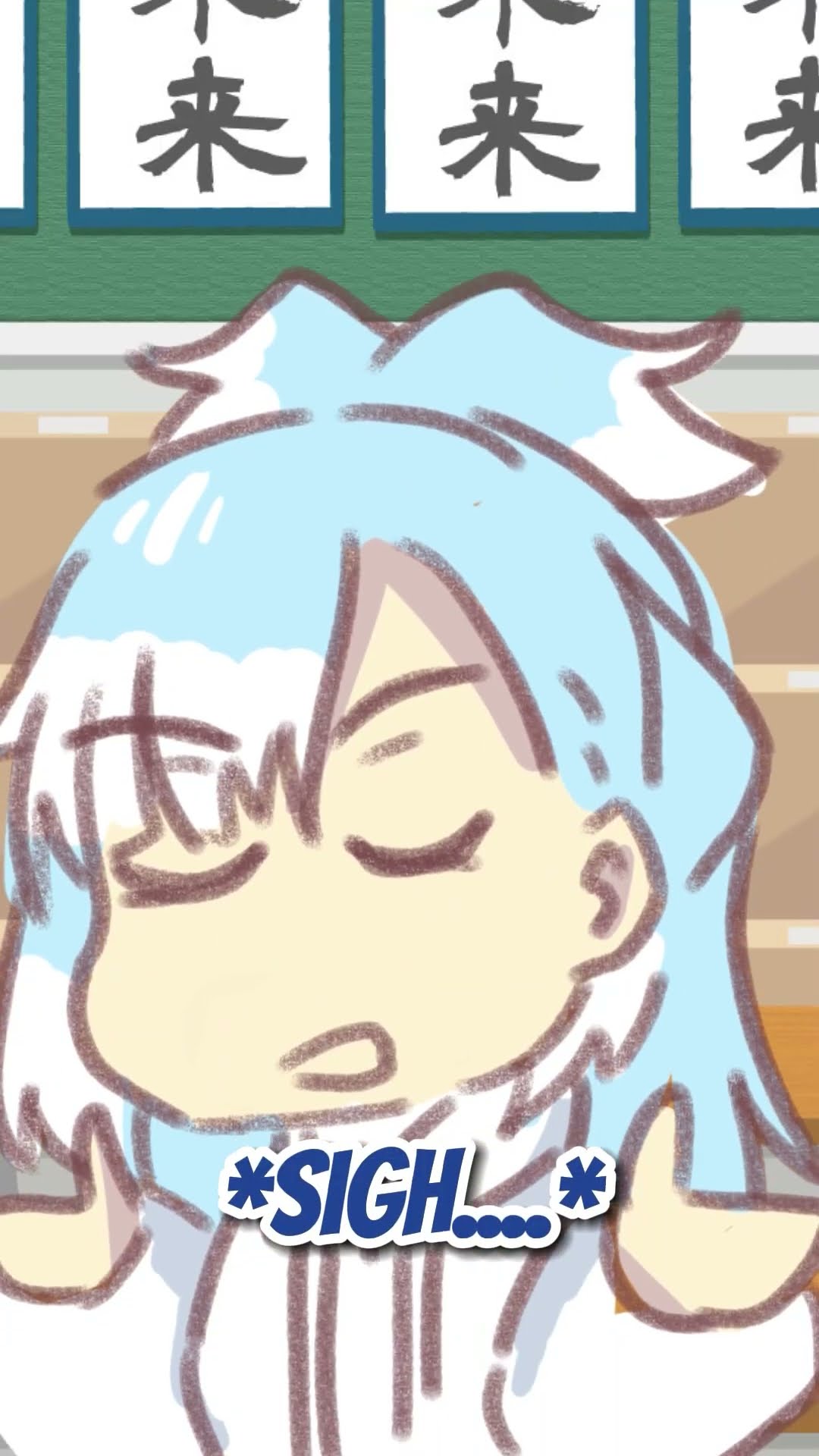SUKA LAGU OH ASMARA SAMPE DEG DEG AN TANDANYA APA???!!! #vtuber #hololive #kobokaneru #shorts