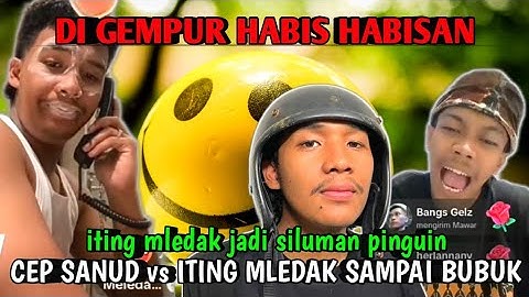 🔴 ITING MLEDAK DI HAJAR CEP SANUD..😁‼️ SILUMAN PINGUIN KUTUB SELATAN🤭 #iting #cepsanud