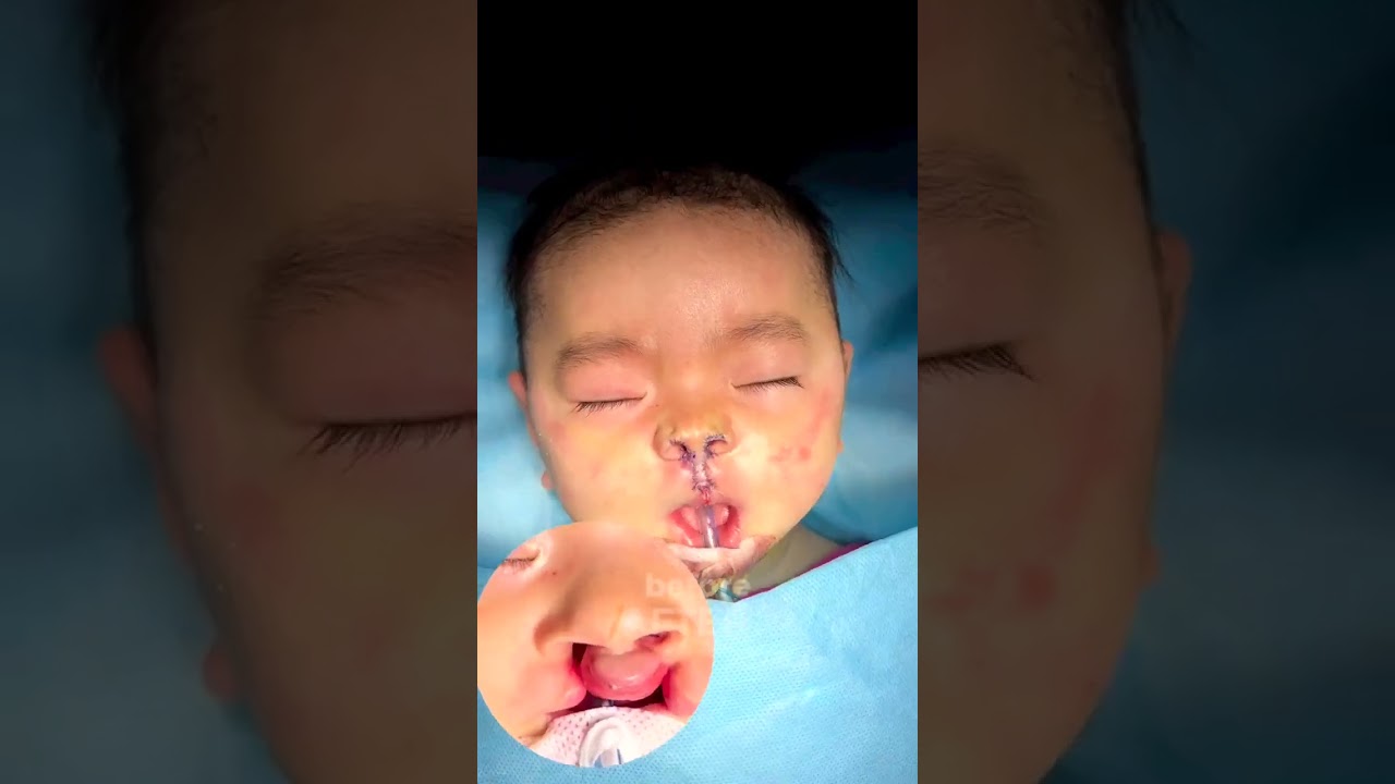 Yuqori lab yorig’i / Расщелина губы до и после