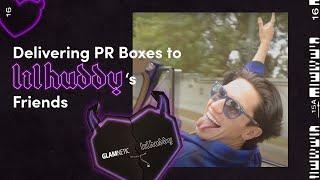 Delivering PR Boxes to LILHUDDY's Friends