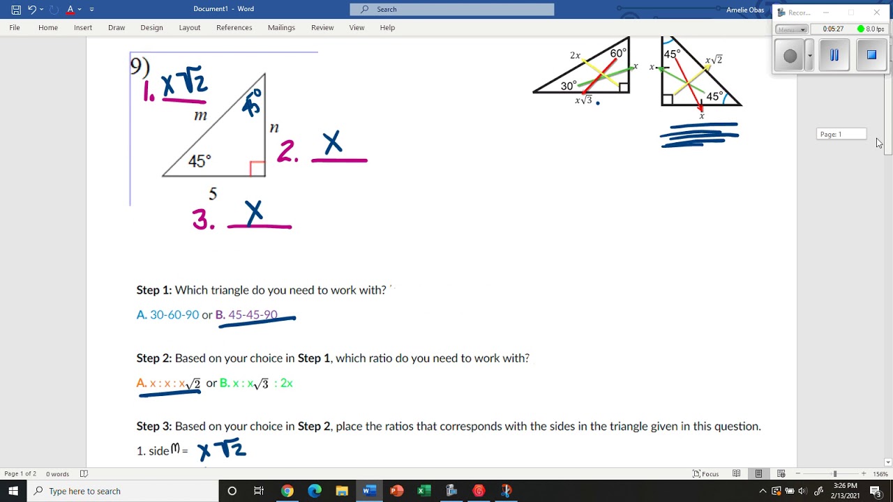 geometry unit 6 lesson 2 homework