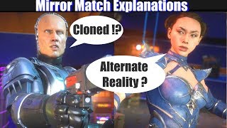 MK11 Characters Explain Mirror Match Reasons (Updated Aftermath Dialogues) - Mortal Kombat 11