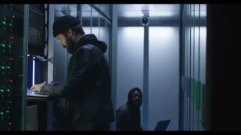 Hackers Sneak Into Data Center Stock Video