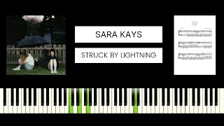 Sara Kays - Struck By Lightning (feat. Cavetown) BEST PIANO TUTORIAL & COVER