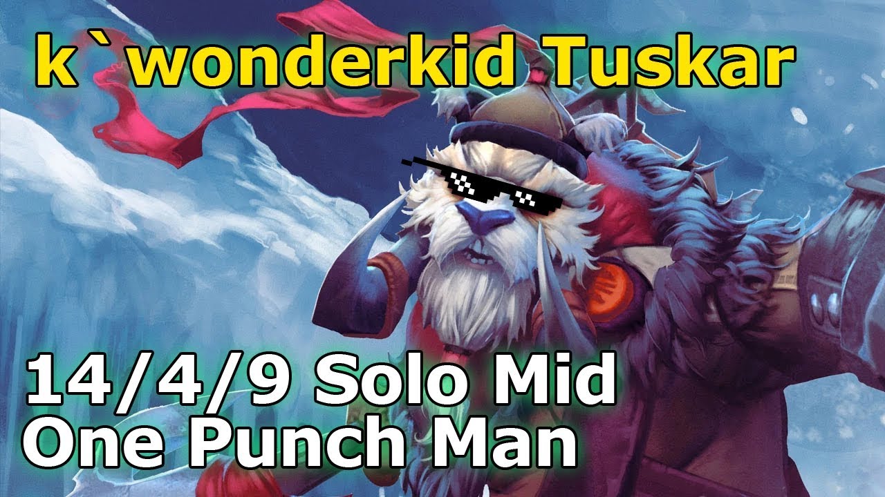 k`wonderkid Tuskar Solo Mid One Punch Man | Steam Wallet Giveaway | OSFrog Dota 2 Highlights