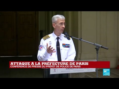 REPLAY- Le préfet de police revient sur les circonstances de l'attaque au couteau à Paris