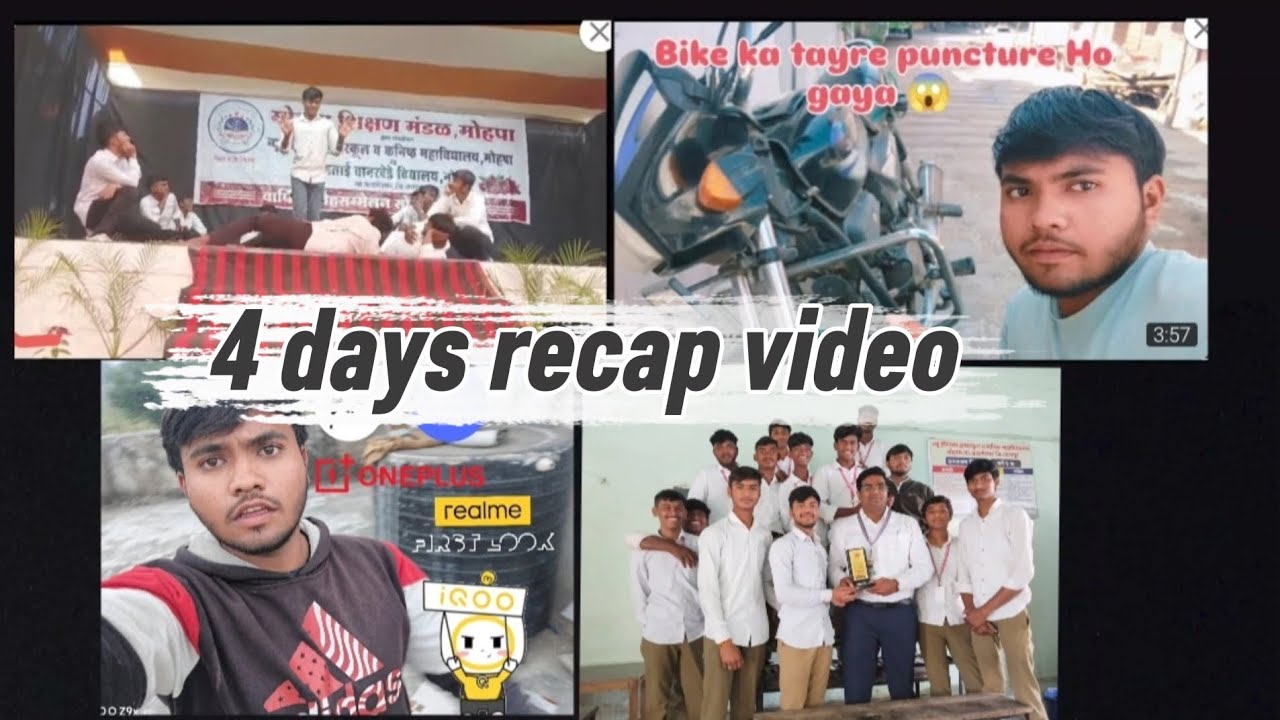 4 DAYS RECAP VIDEO VLOG 😱😱📸📷