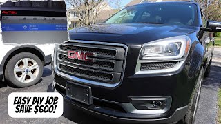 GMC Acadia P0119 GM 3.6 Engine Coolant Temp Sensor Replacement [+Melted Wiring Harness Issue]