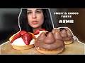 ASMR | FRUIT & CHOCOLATE TARTS | EATING SOUNDS | MUKBANG