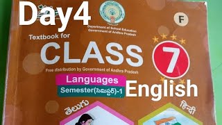 #7thclass Day4 english readiness activities#A bottle of dew activity#poorvi series 2026 AP New text#