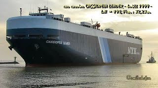 Car Carrier Cassiopeia Leader 3Fnd9 Imo 9182277 Emden Autotransporter Schlepper 3 Tugs Sundown