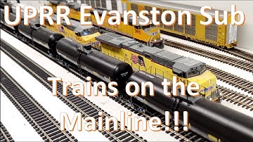 UPRR Evanston Sub - HO-schaal treinlay-out - Bedrijfsvoering en realisme. s2021e13. Treinen op de...