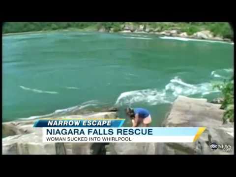 !!NIAGARA FALLS RESCUE WOMEN SUCKED INTO WHIRLPOOL!! - YouTube