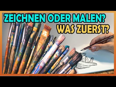 Zeichnen oder Malen? Musst du wirklich erst Zeichnen lernen?