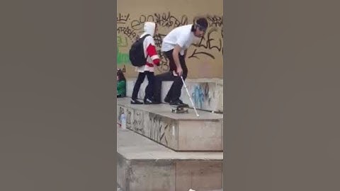 BLIND Skater Drops FROM 3 Blocks on A MACBA 😱