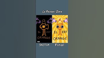 Poisson Steve sketch vs final animation   #animation #2danimation #art #trend #trending #artdrawing