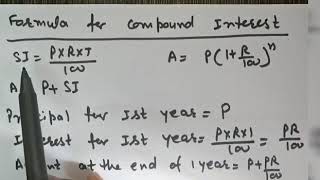 Ch-8 Comparing Quantities Topic- Deducing a Formula for Compound Interest