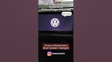Infotainment Boot screen changed on Virtus/Taigun 🔥🔥 #shorts #viral #ytshorts