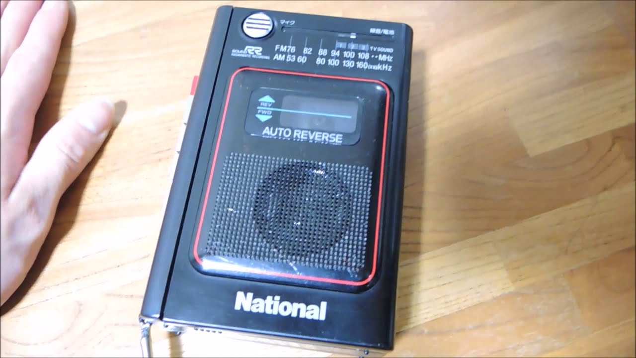 ナショナルRX-4940 ラジカセ赤　 ピカピカに磨きました　値引交渉可 ナショナルRX-4940 ラジカセ赤 ピカピカに磨きました 値引交渉可