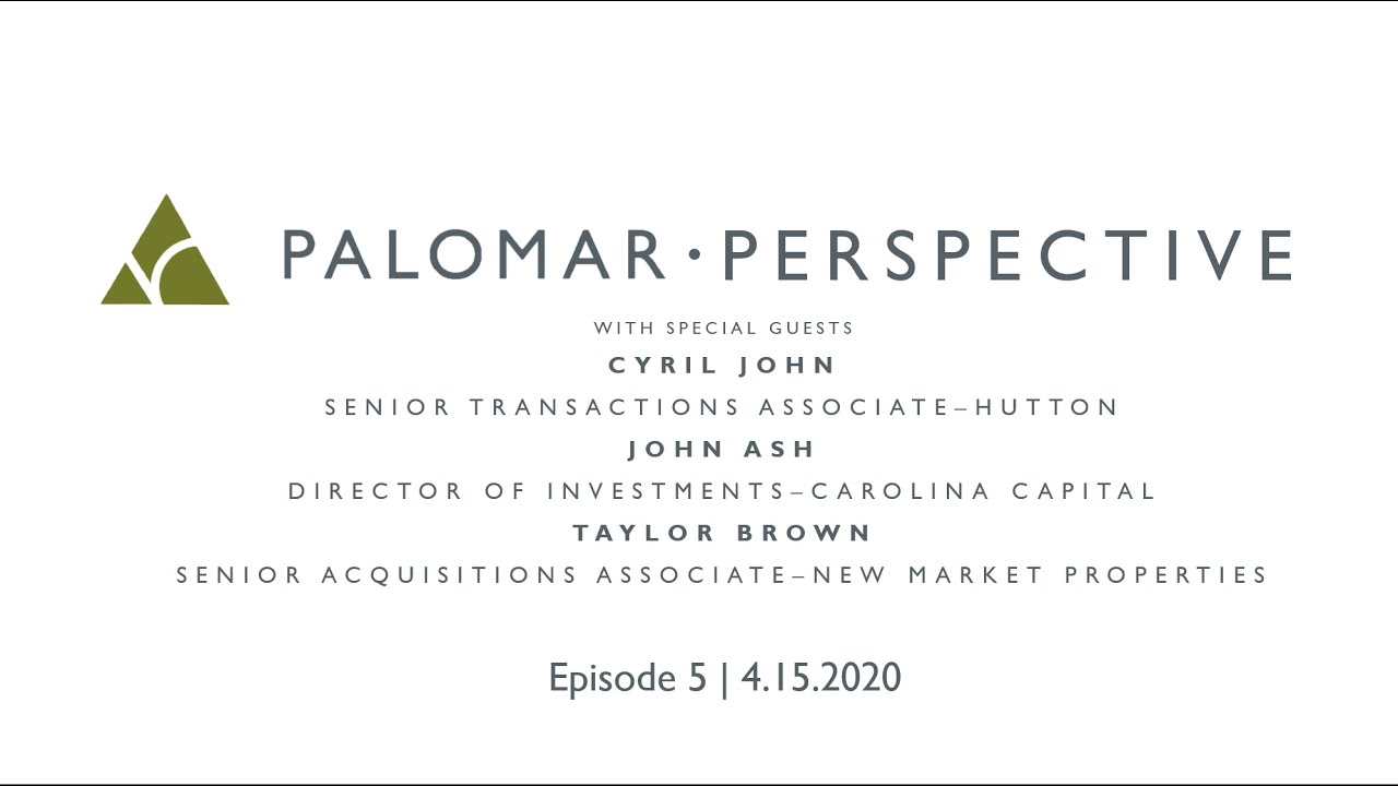Palomar Perspective Episode 5 with Cyril John, John Ash, and Taylor Brown