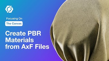 Focusing On The Canvas: Create Dynamic PBR Materials from AxF Files in InstaMAT Studio