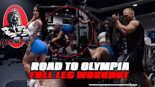 ROAD TO OLYMPIA 2024  | EP 1 - FULL LEG WORKOUT | IFBB PRO WELLNESS