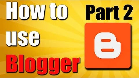 Blog Page Menu and Category || Blogger Part-2 || Fahim Sir