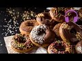 Peanut Butter and Coffee Baked Doughnuts | ASMR Cooking Sounds 4K