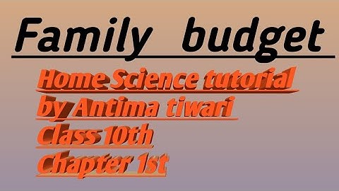 Lecture-2 Chpt.-1 Presentation of an Ideal Budget by the Teacher #UP Board
