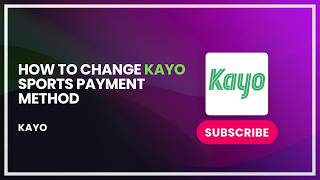 How to change kayo sports payment method