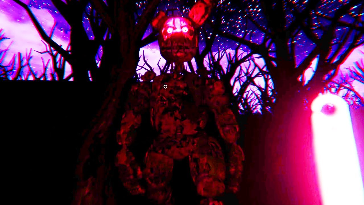 CHASED THROUGH A FOREST BY A TERRIFYING SPRING ANIMATRONIC... | FNAF ...