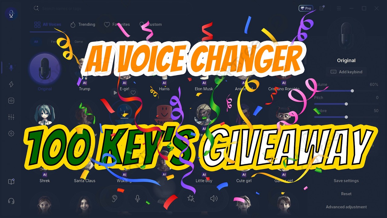 Best Free Voice Changer for PC - Try Realistic AI Voice Tool! 👉(100 License Key)👈