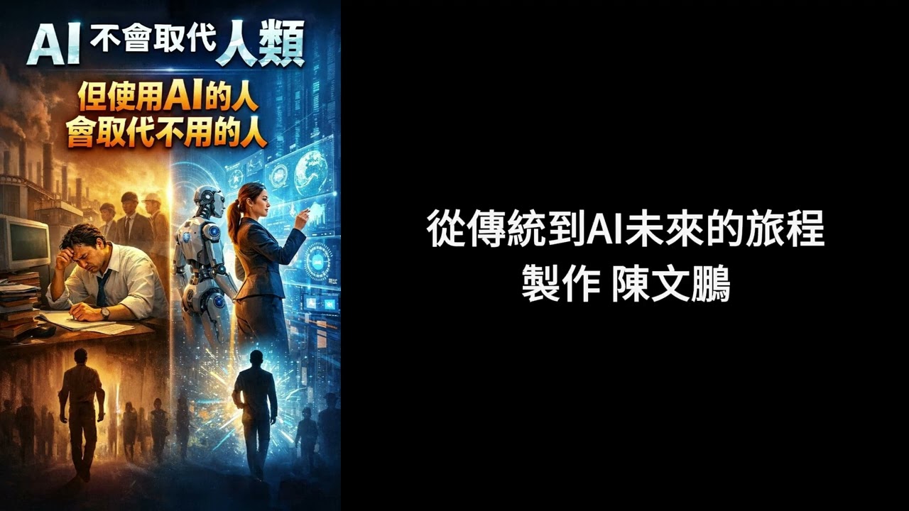從傳統到AI未來的旅程 製作 陳文鵬