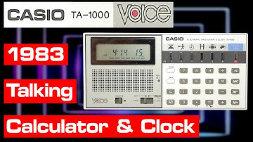 (6 of 7) TA-1000 Talking Calculator - Crazy Casio Calculators