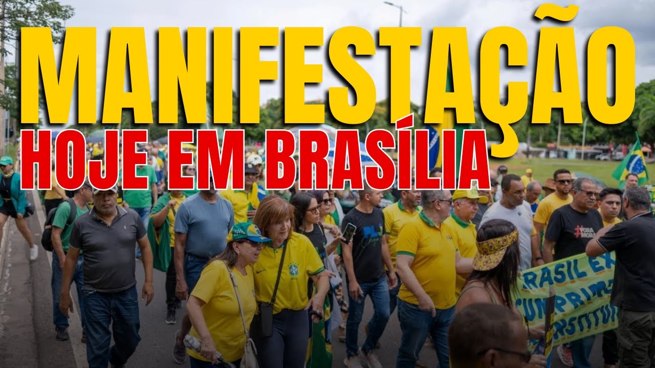 CAMINHADA PELA LIBERDADE HOJE EM BRASÍLIA