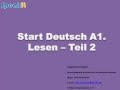Start Deutsch A1   Lesen Teil 2 RUS