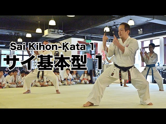 Sai Kihon Kata 1 サイ（釵）基本型１ - YouTube