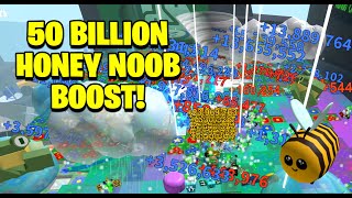 50 Billion Honey Noob Boost - Donated Mythic Egg! - Bee Swarm Simulator