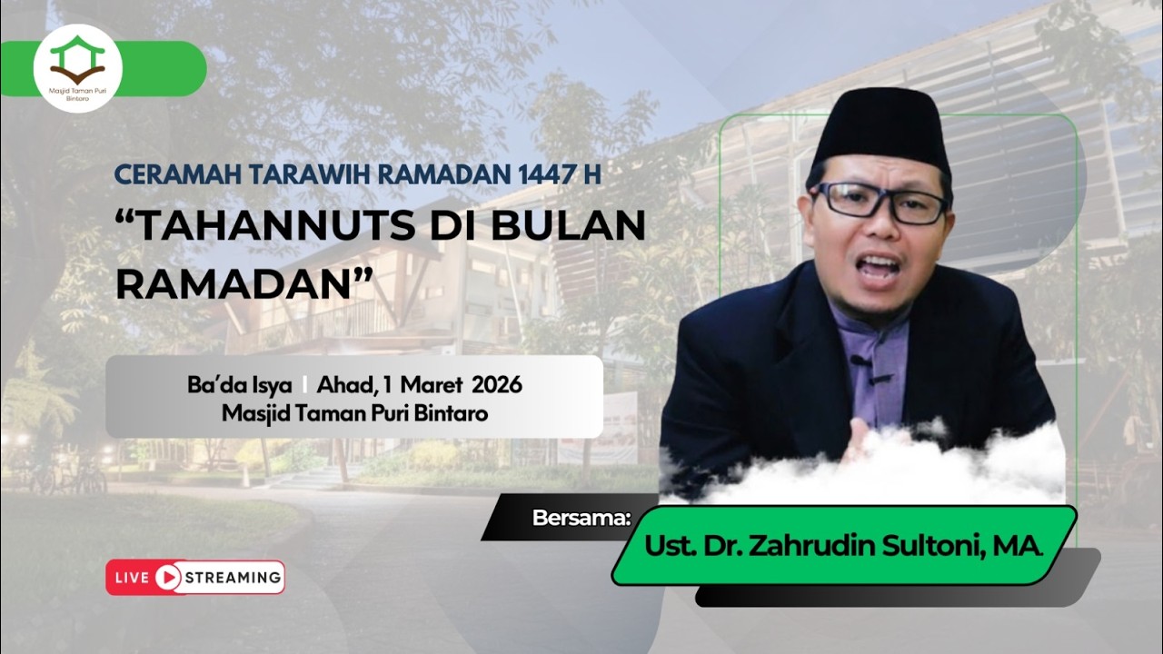 Ust. Dr. Zahrudin Sultoni, MA. 