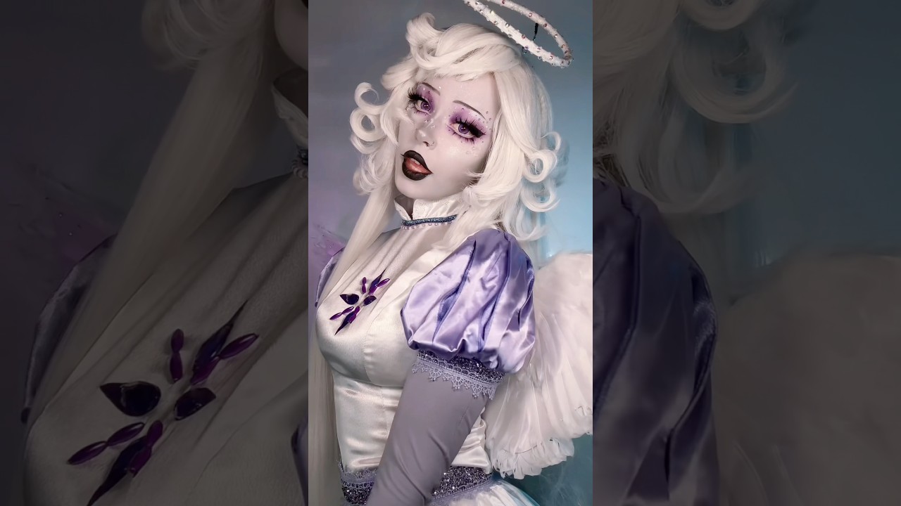🤍🤍 #cosplay #makeup #hazbinhotel #hazbinhotelcosplay #emily #cartoon