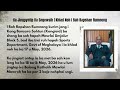 Ka Jingpyntip Ba Sngewsih | Khlad Noh I Bah Rapshan Rumnong