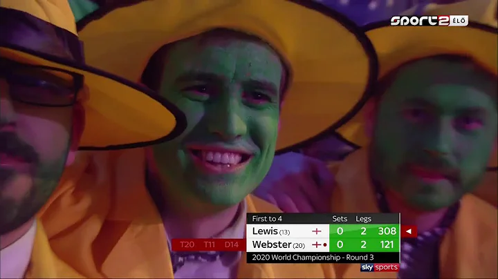 72) Adrian Lewis vs  Darren Webster 2020 PDC World...