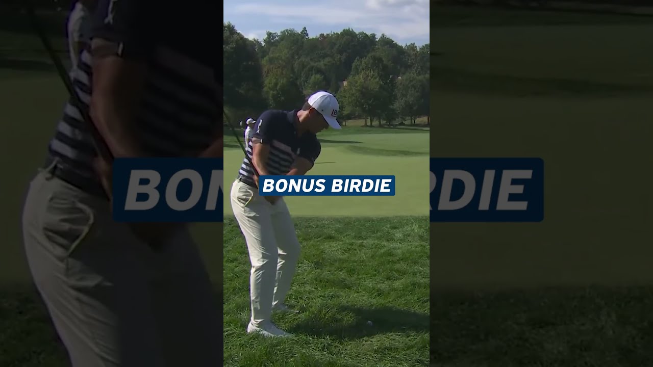Billy Horschel Chips In for Bonus Birdie! 🐦⛳