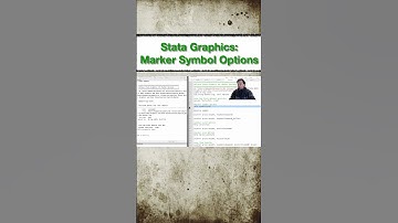 Stata Graphics: Marker Symbol Options