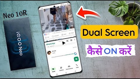 iQOO Neo 10R Split Screen Setting / iQOO Neo 10R me Double Screen Kaise Kare